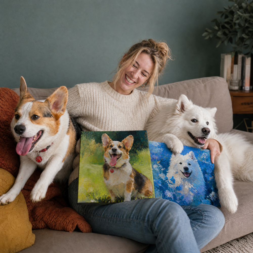 Pet Memorial Portrait Ideas to Honor a Beloved Pet