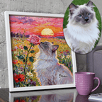 Pet Oil Painting Portrait – Custom Artwork Made from Your Photos