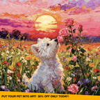 Pet Oil Painting Portrait – Custom Artwork Made from Your Photos