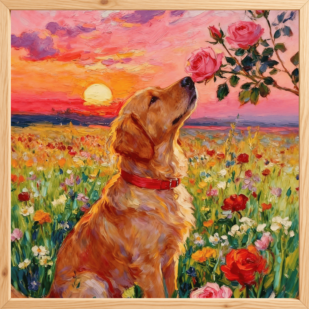 Pet Oil Painting Portrait – Custom Artwork Made from Your Photos