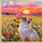 Pet Oil Painting Portrait – Custom Artwork Made from Your Photos