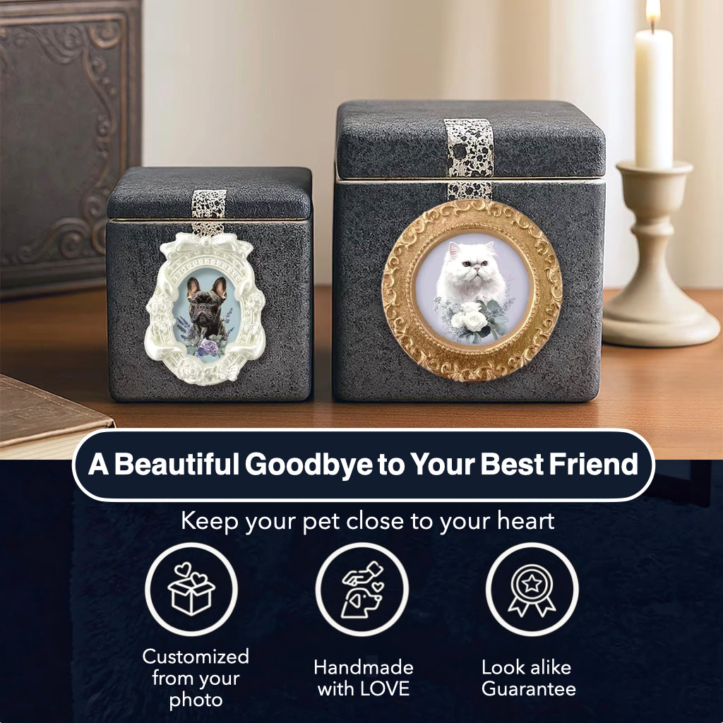 Pet Portrait Custom Pet Urn
