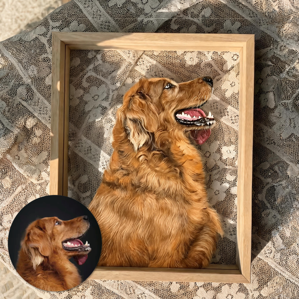 Custom Translucent Pet Portrait