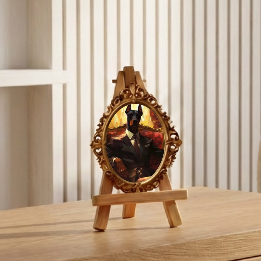 Custom Hand-Drawn Pet Portrait – Godfather-Inspired Royal Portrait