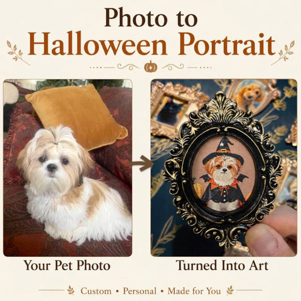 Custom Pet Portrait - Halloween Special