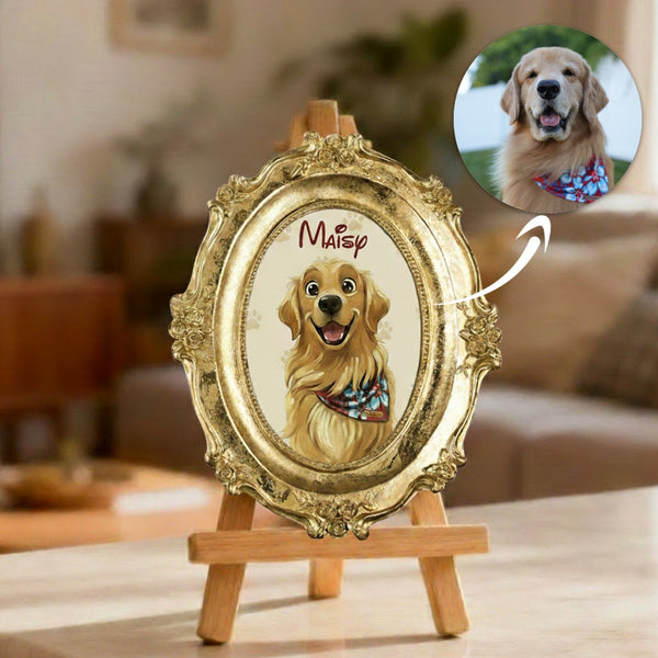 Custom Mini Pet Portrait Painting - Cartoon Style