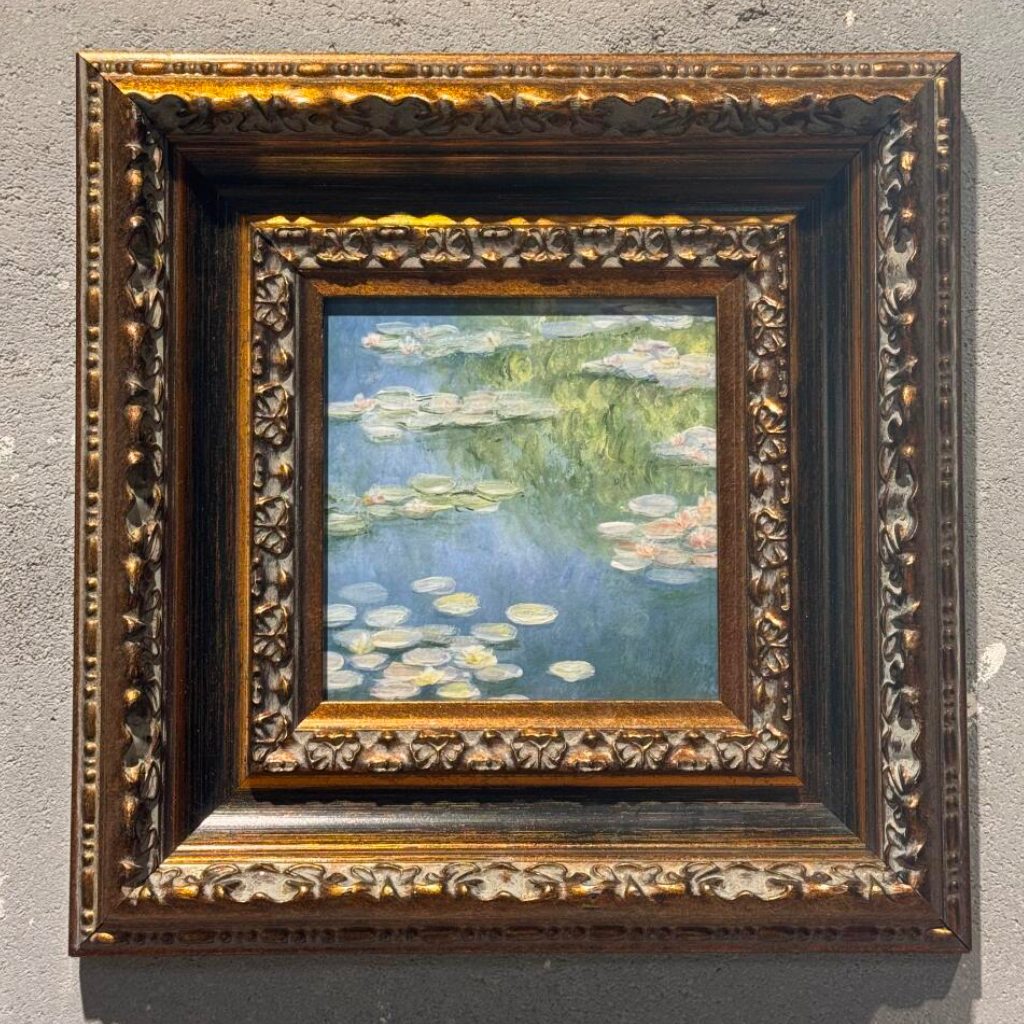 Monet-Inspired Handcrafted Ceramic Art Tile