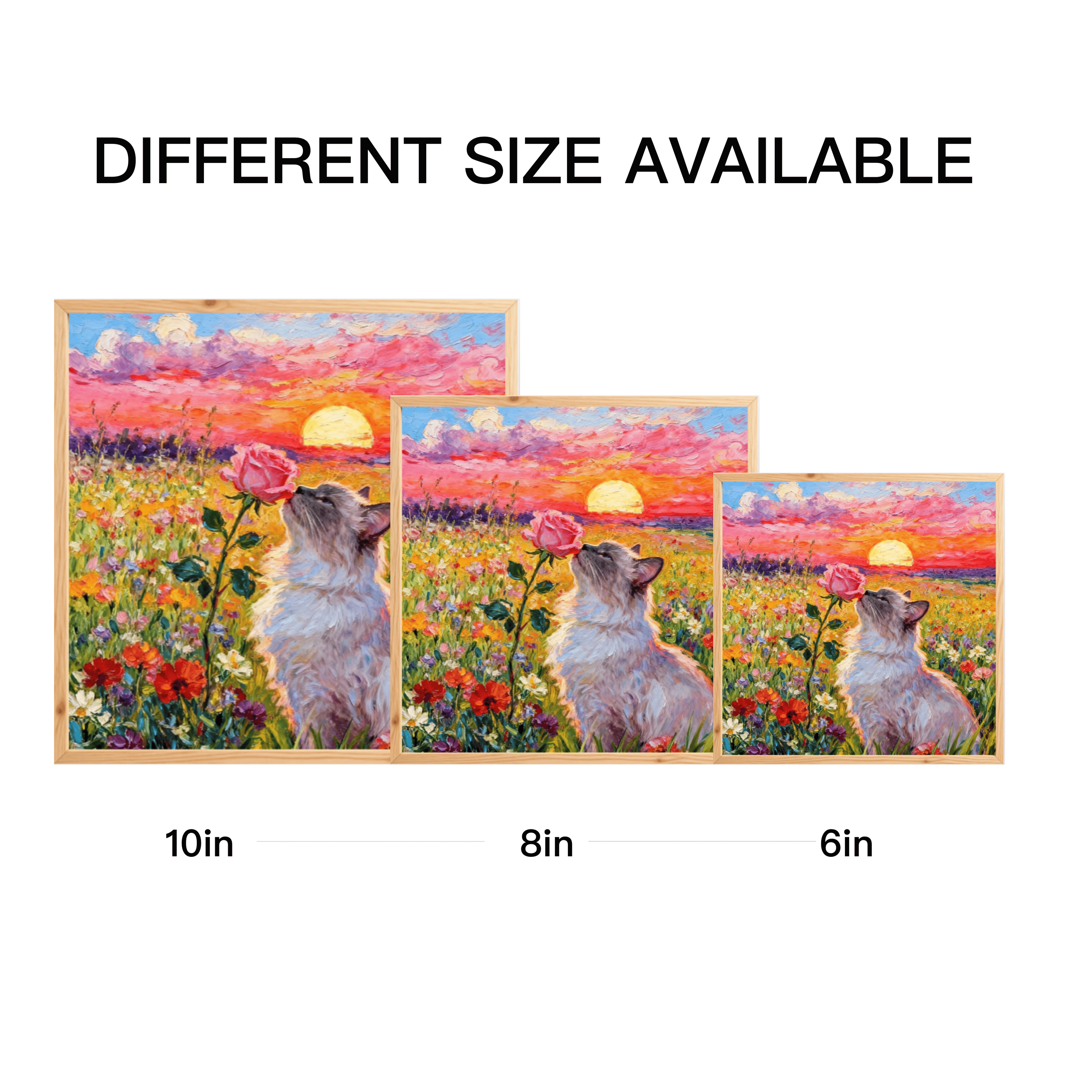 Pet Oil Painting Portrait – Custom Artwork Made from Your Photos