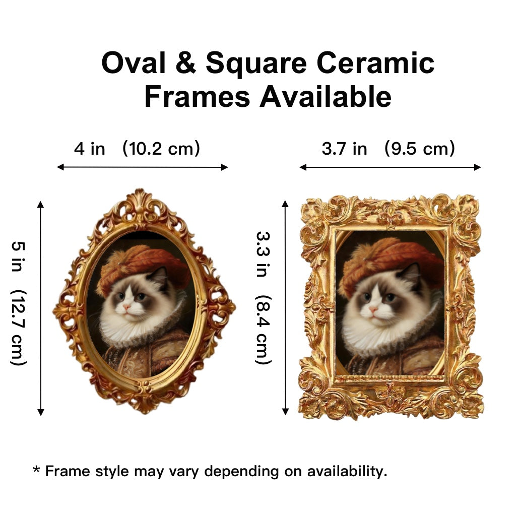 Custom Hand-Drawn Pet Portrait - Vintage Red Hat Style