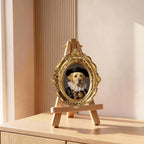 Hand-Drawn Noble Pet Portrait – Renaissance-Inspired