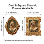 Custom Hand-Drawn Pet Portrait – His / Her Majesty Portrait