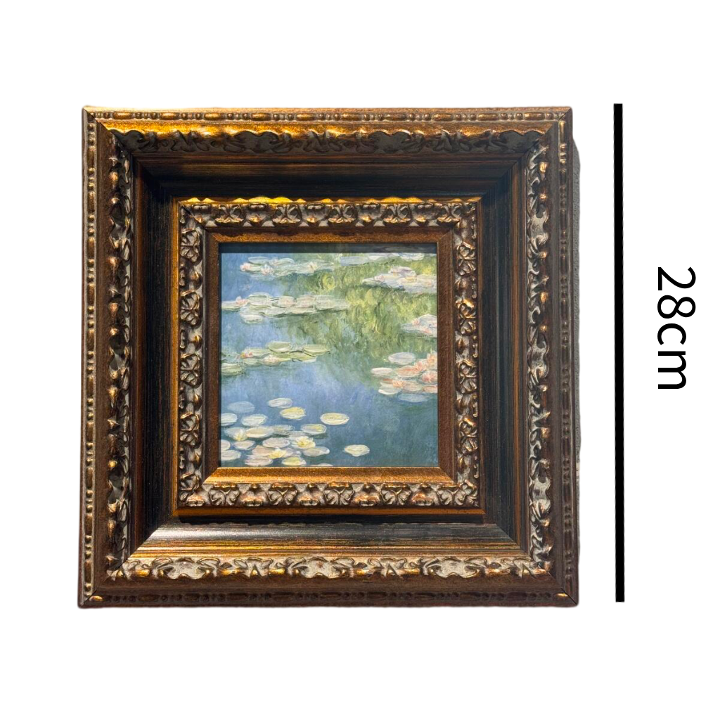 Monet-Inspired Handcrafted Ceramic Art Tile