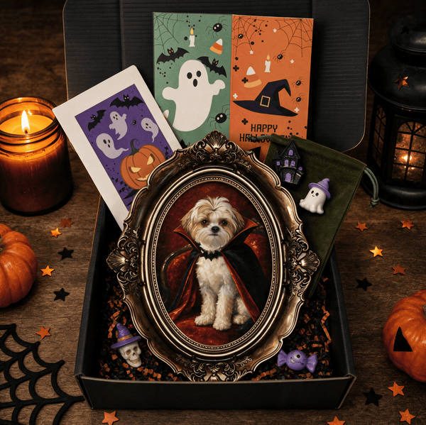 Custom Pet Portrait Medium Size - Halloween Special