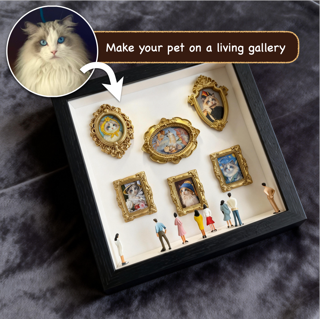 Grand Gallery Series: Personalized Pet Portraiture in Miniature
