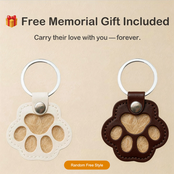Handmade Custom Ceramic Pet Urn with Pet Portrait