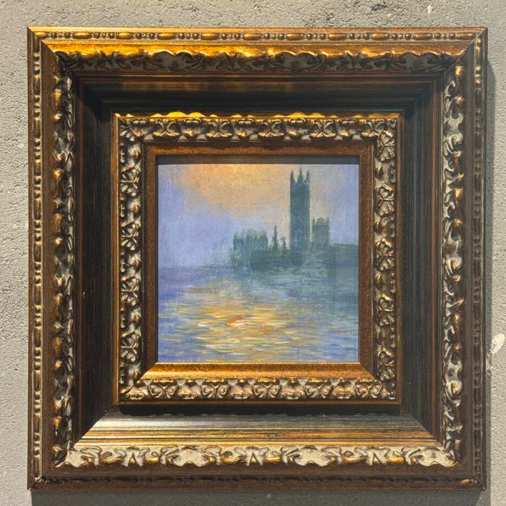 Monet-Inspired Handcrafted Ceramic Art Tile