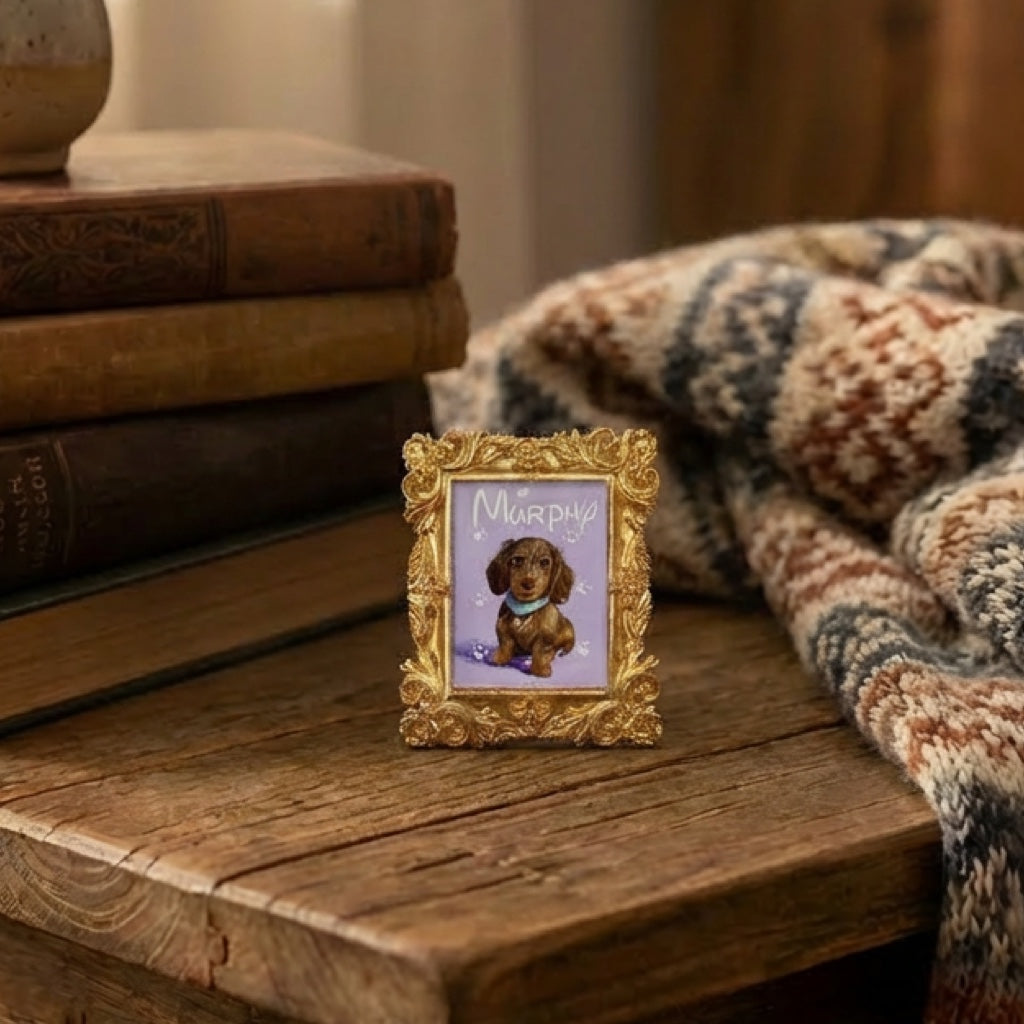 Custom Hand-Drawn Cartoon Pet Portrait-Disney-Style