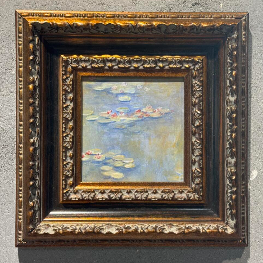 Monet-Inspired Handcrafted Ceramic Art Tile