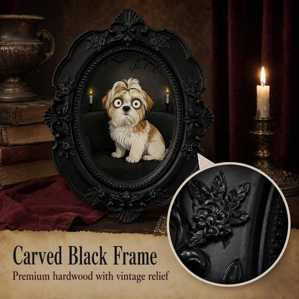 Custom Pet Portrait – Gothic Comic Style
