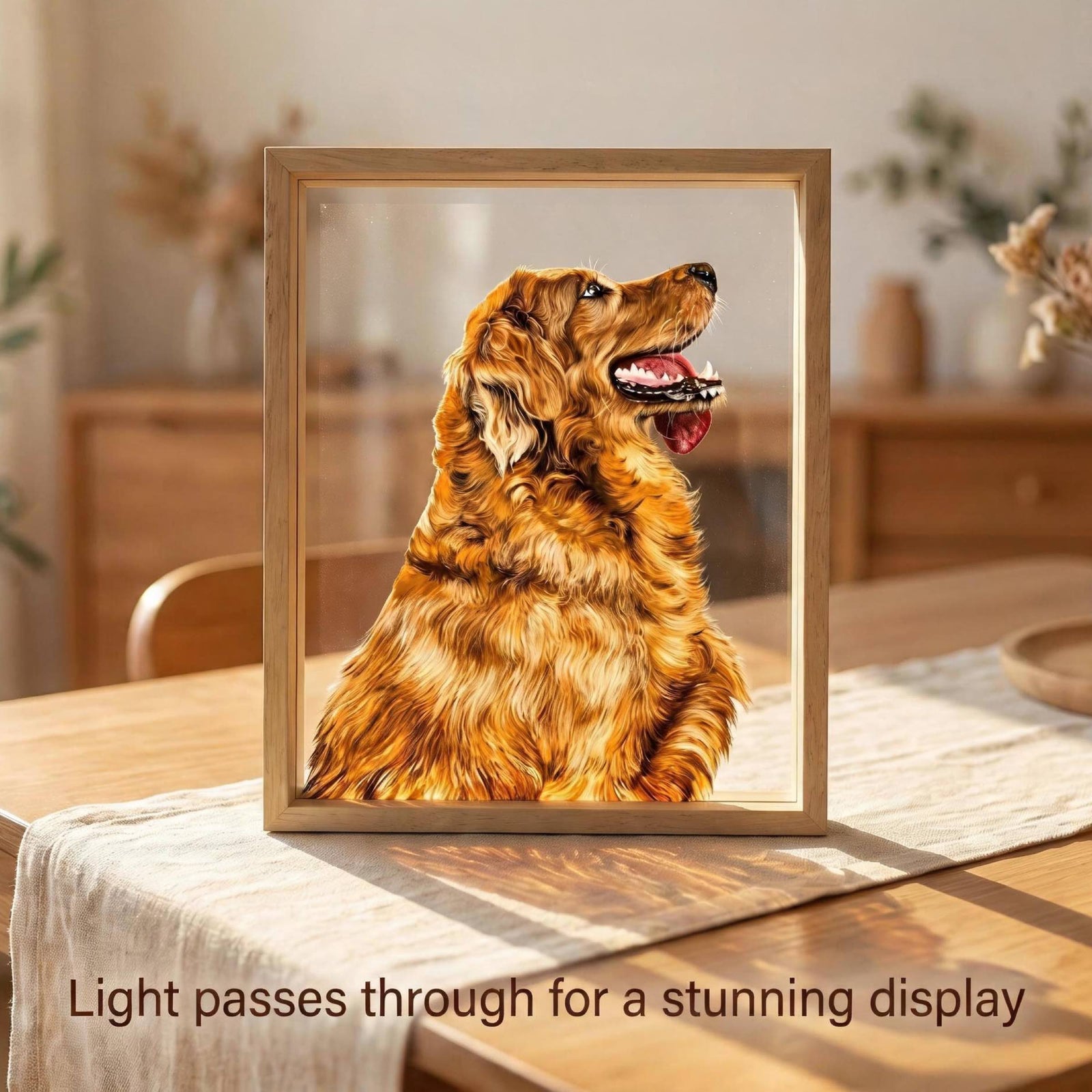 Custom Translucent Pet Portrait