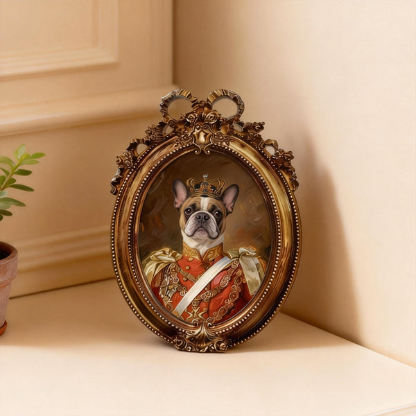 Custom Mini Pet Portrait Painting - Royal Style