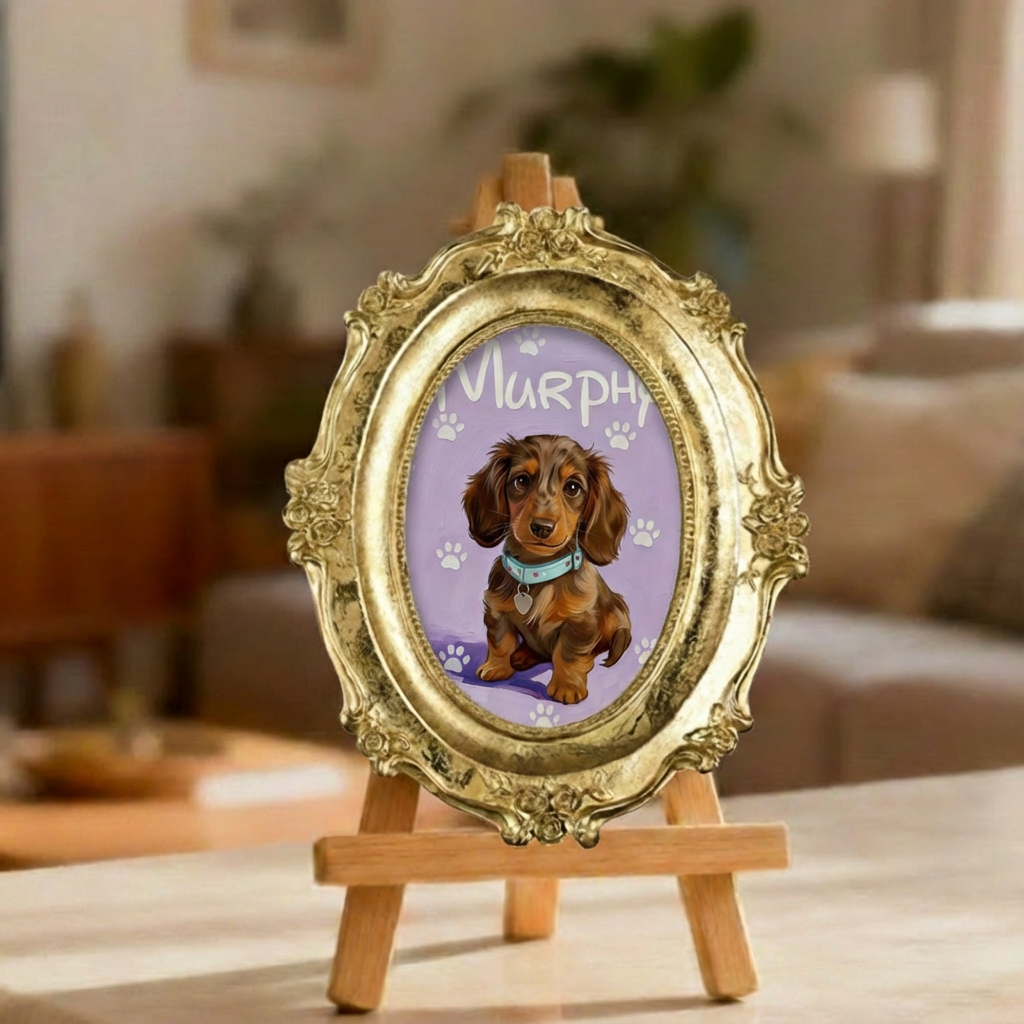 Custom Hand-Drawn Cartoon Pet Portrait-Disney-Style