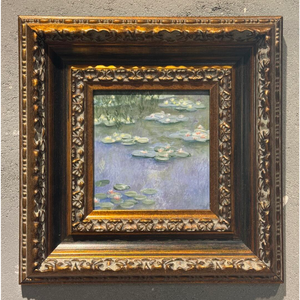 Monet-Inspired Handcrafted Ceramic Art Tile