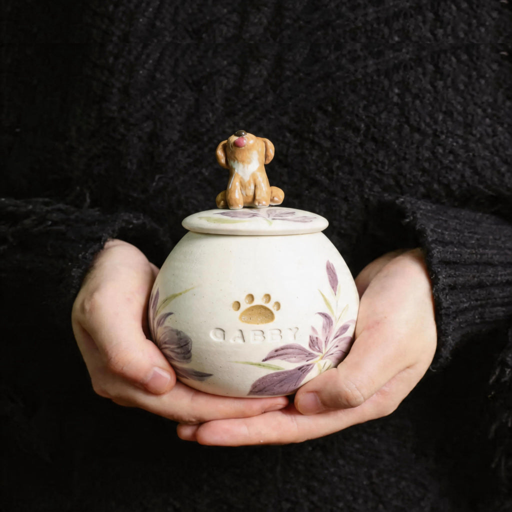 Handmade Custom Ceramic Pet Urn