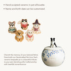 Handmade Custom Ceramic Pet Urn
