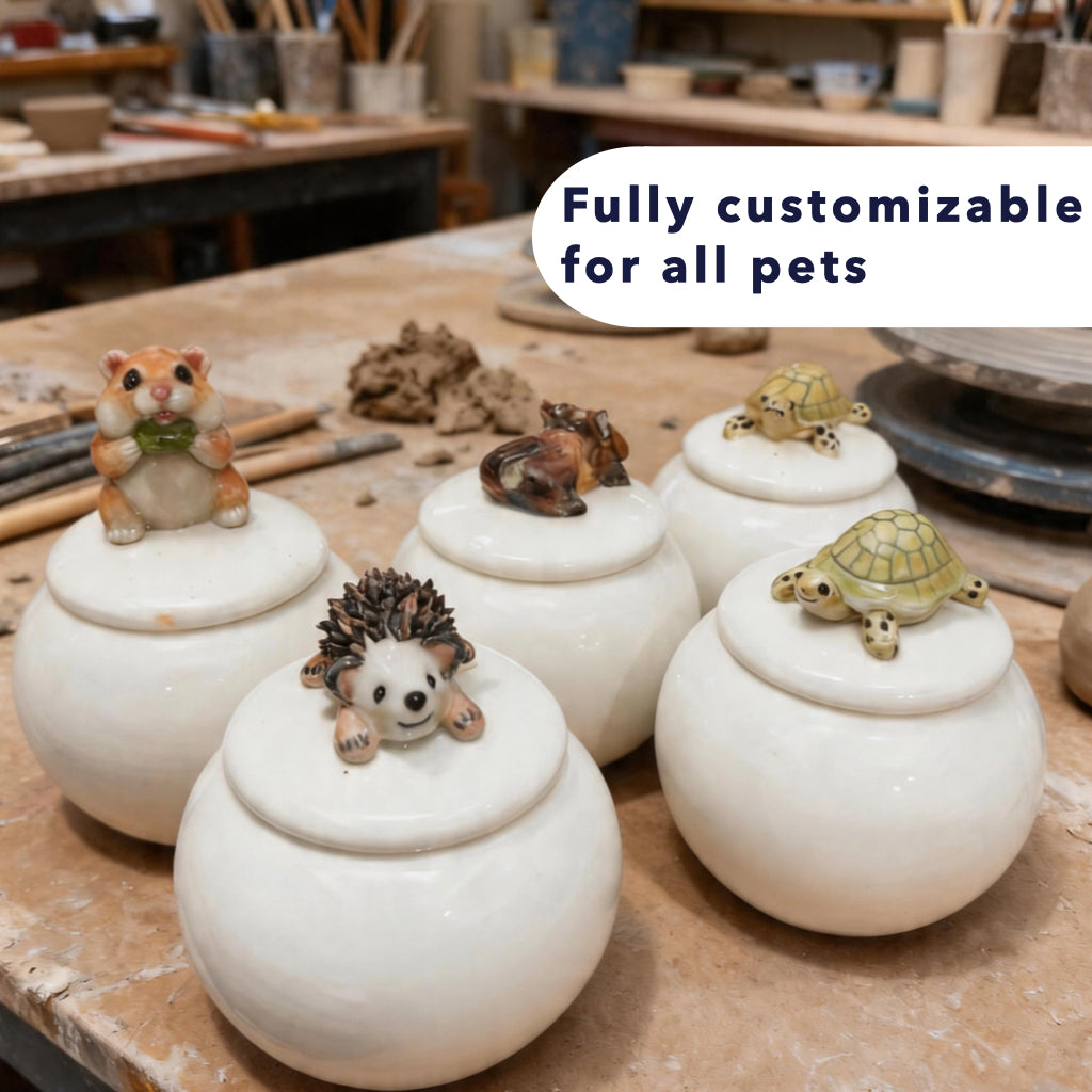 Handmade Custom Ceramic Pet Urn
