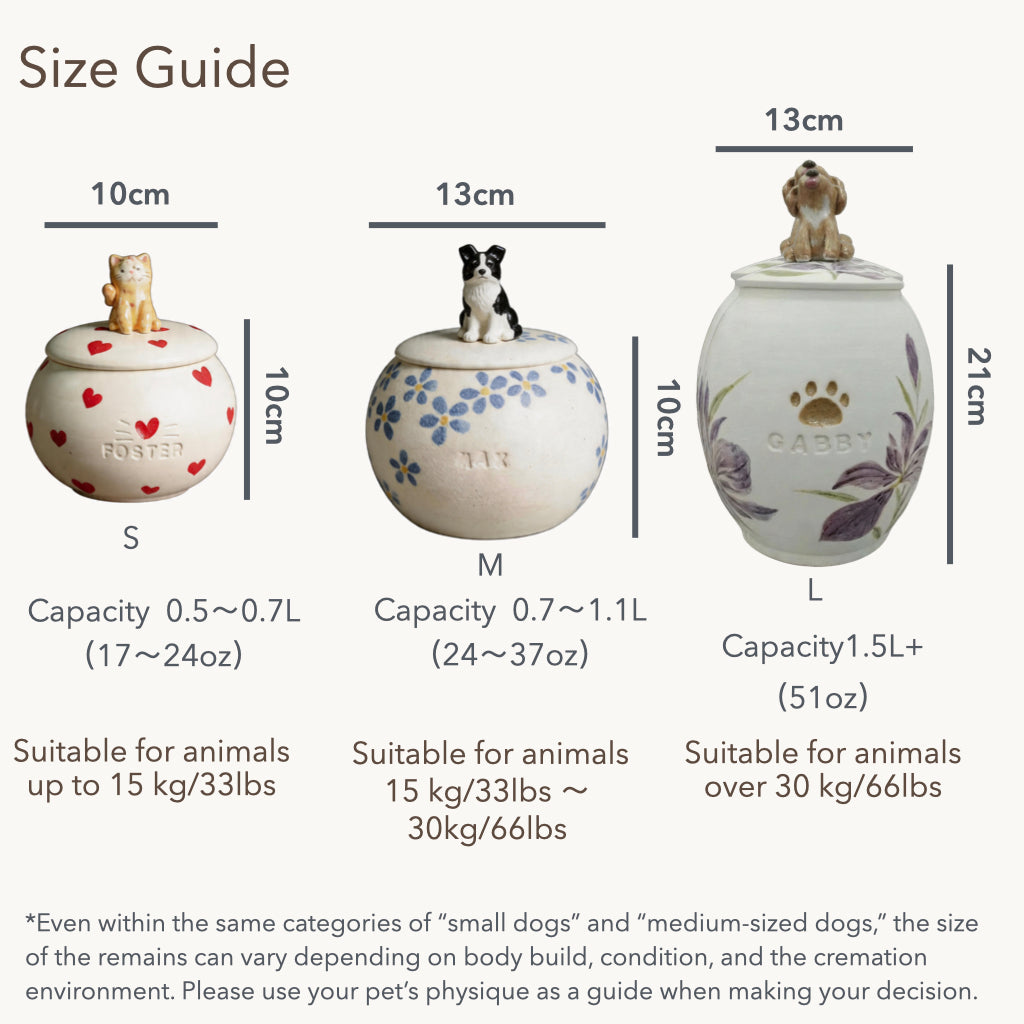 Handmade Custom Ceramic Pet Urn