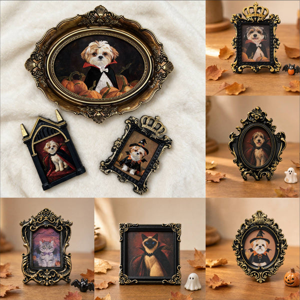 Custom Halloween Pet Portrait - Set of 3