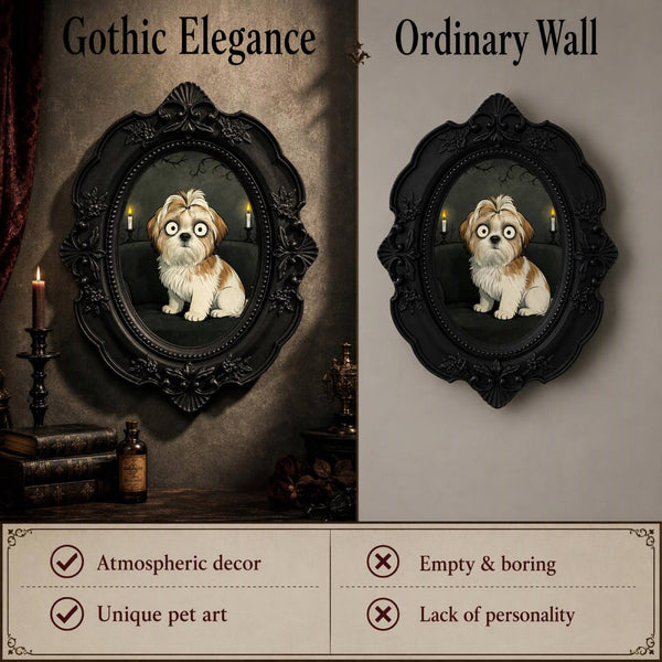 Custom Pet Portrait – Gothic Comic Style