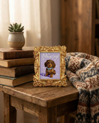 Custom Hand-Drawn Cartoon Pet Portrait-Disney-Style