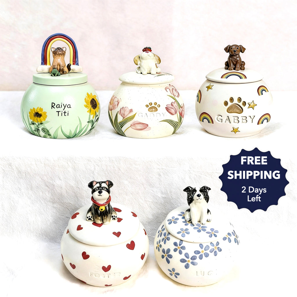 Handmade Custom Ceramic Pet Urn