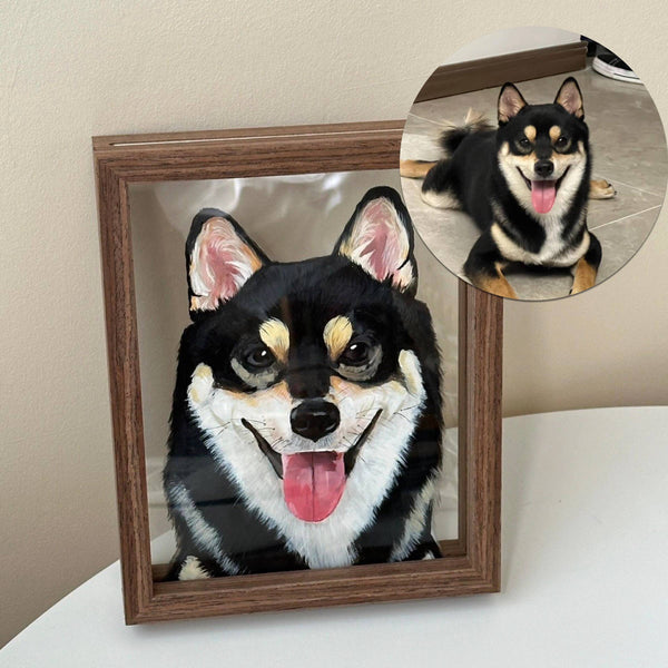 Custom Translucent Pet Portrait