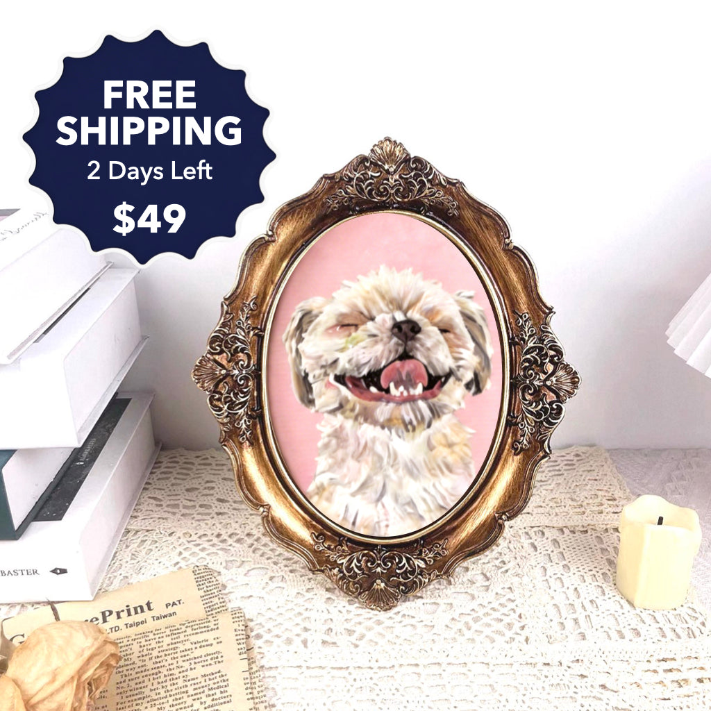 Custom Pet Portrait-Medium Size