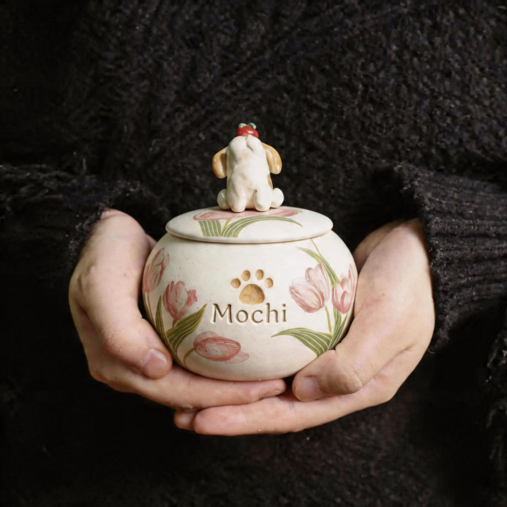 Handmade Custom Ceramic Pet Urn