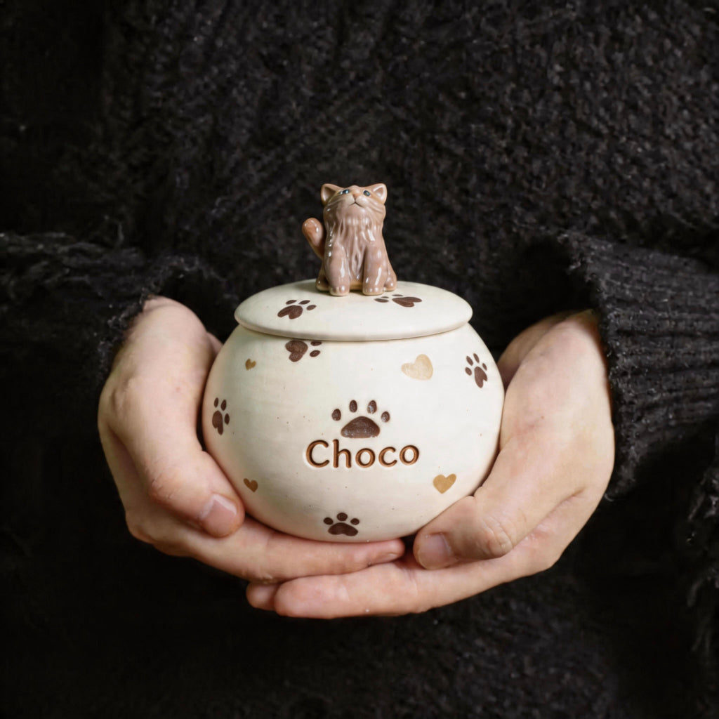Handmade Custom Ceramic Pet Urn