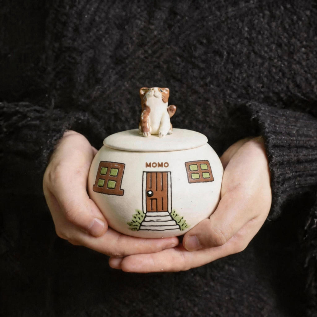 Handmade Custom Ceramic Pet Urn