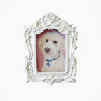 Master Design Pet Portrait for One Pet-White Frame