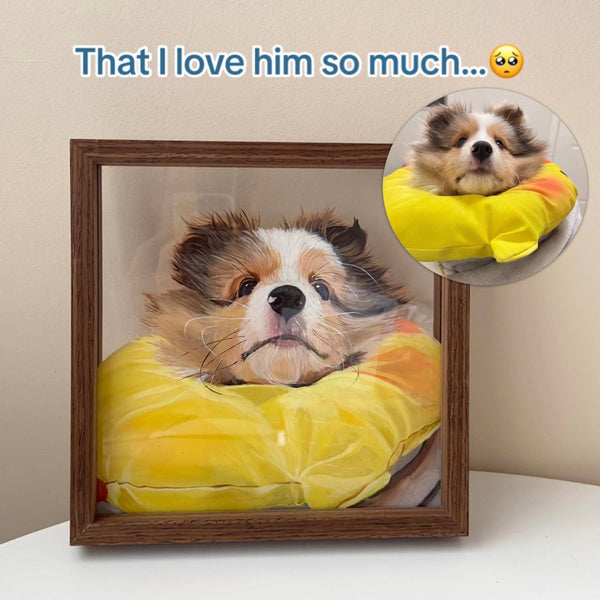 Custom Translucent Pet Portrait