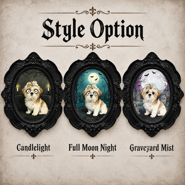Custom Pet Portrait – Gothic Comic Style