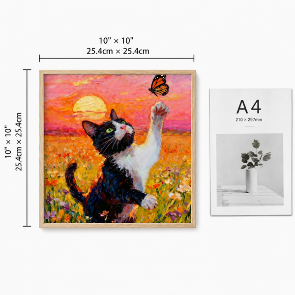 Pet Oil Painting Portrait – Custom Artwork Made from Your Photos