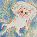 Customized Quirky Cat Art Tiles-Best gift for you cat - Pawmory