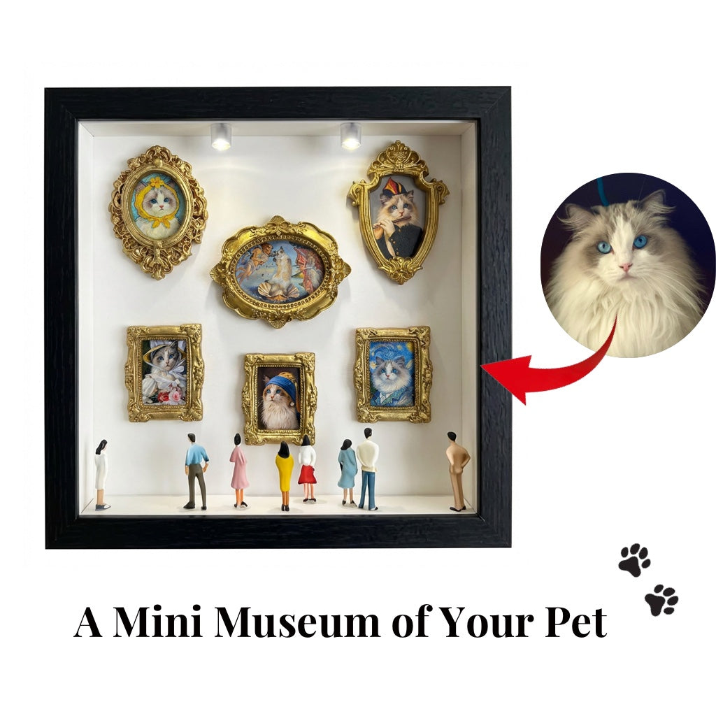 Grand Gallery Series: Personalized Pet Portraiture in Miniature