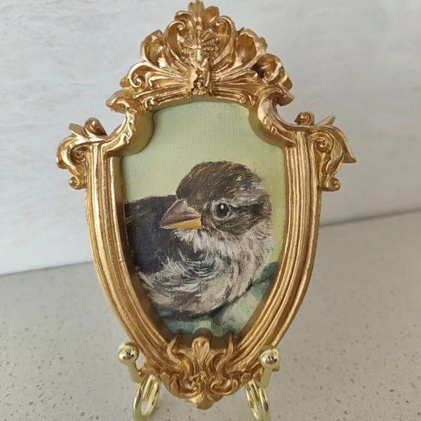 Custom Mini Pet Portrait Painting - Unique Pet