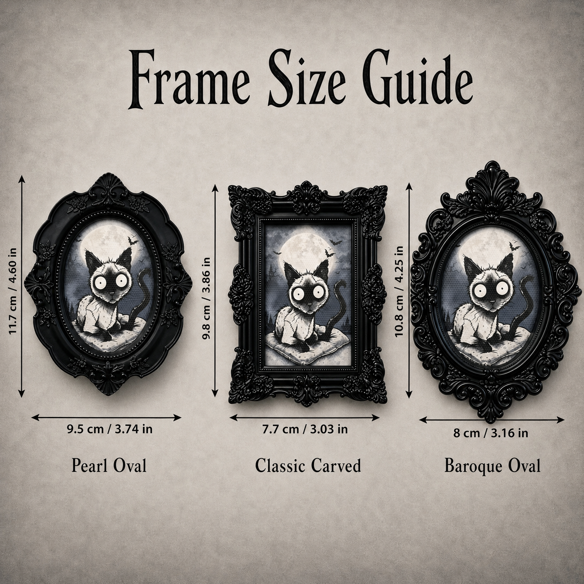 Custom Pet Portrait – Gothic Halloween Special