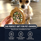 Custom Floral Pet Portrait for One Pet