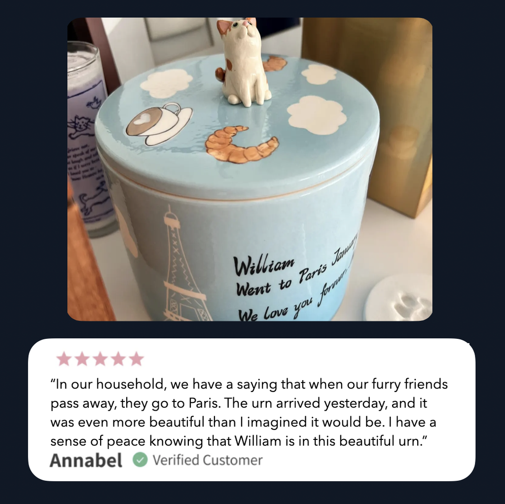 Handmade Custom Ceramic Pet Urn